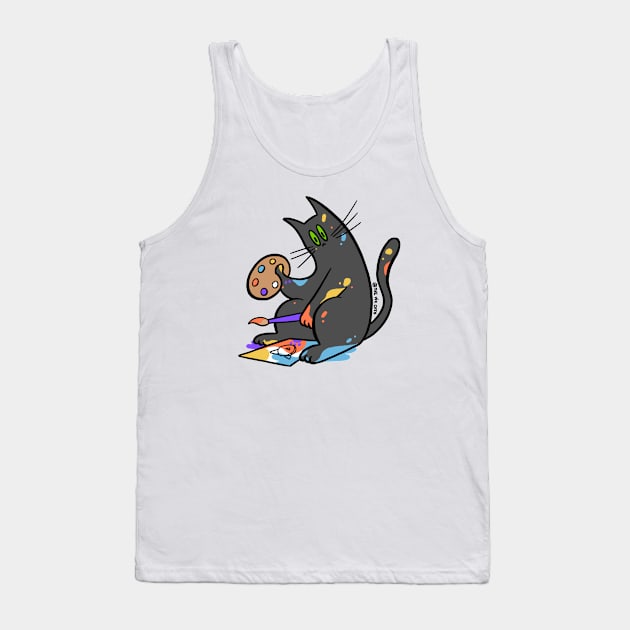 It's a MEOWsterpiece! Tank Top by The Vix Cats